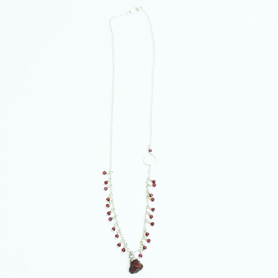 Garnet Ripples Necklace