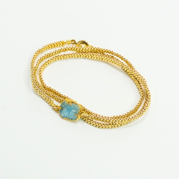 Druzy Cascade Bracelet or Necklace