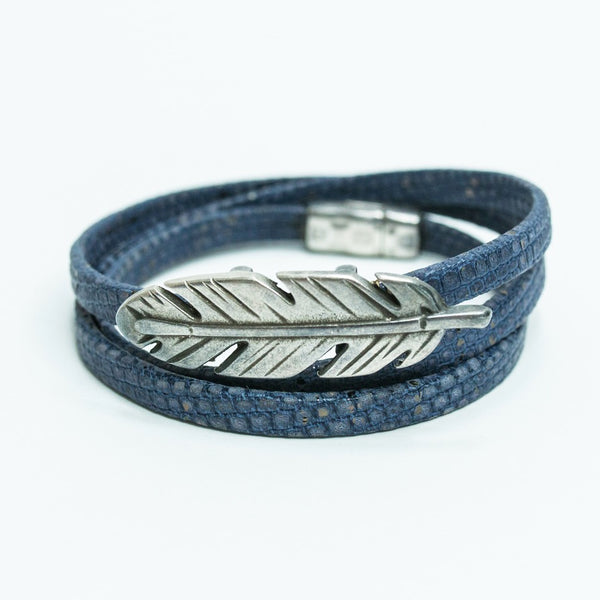 Feather Leather Wrap